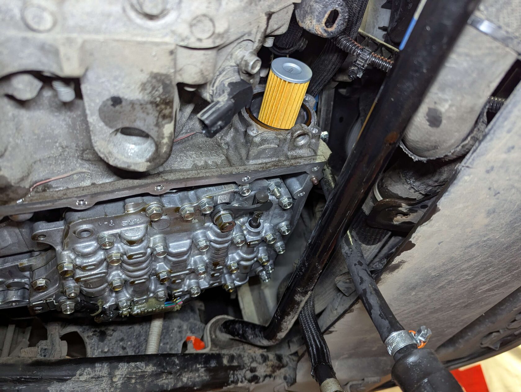 Замена фильтра тонкой очистки Jatco