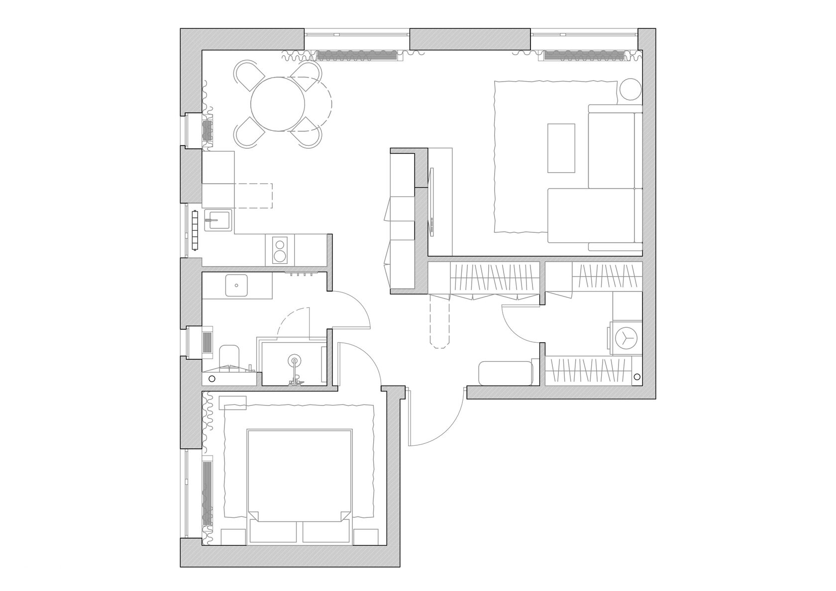 Дизайн-проект квартиры в ЖК "Nice Loft"
