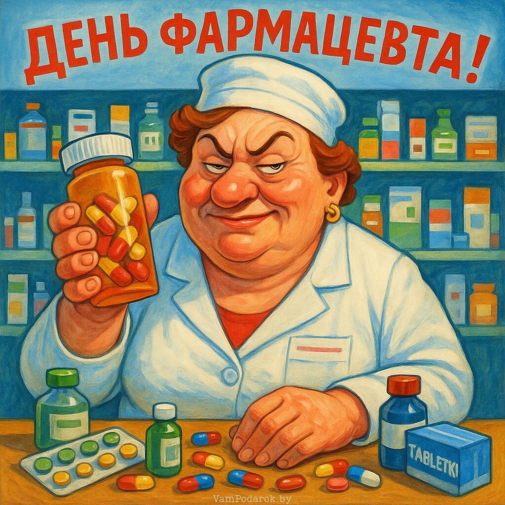 День фармацевта – открытка