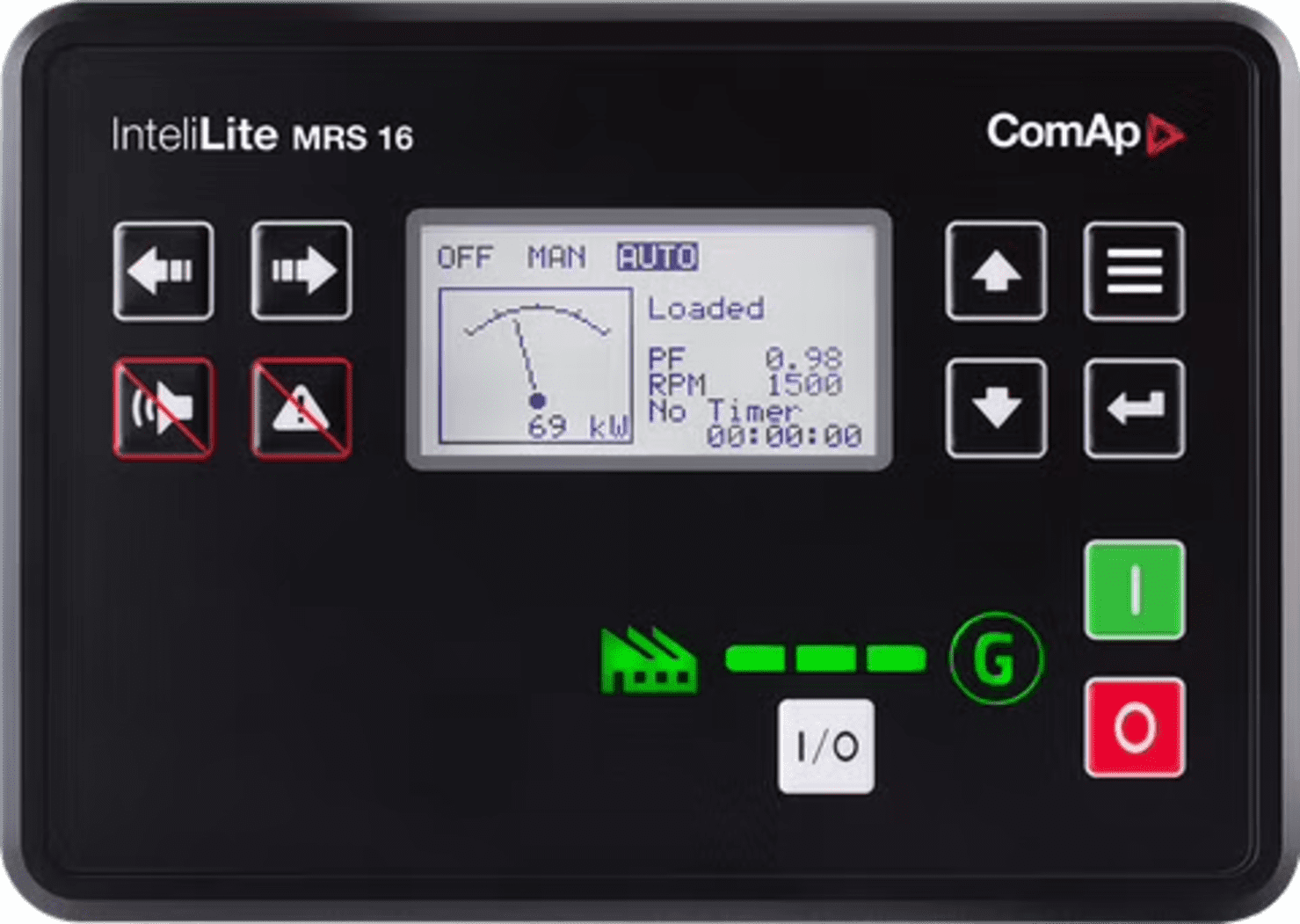 Лицевая панель ComAp MRS16 IL3.