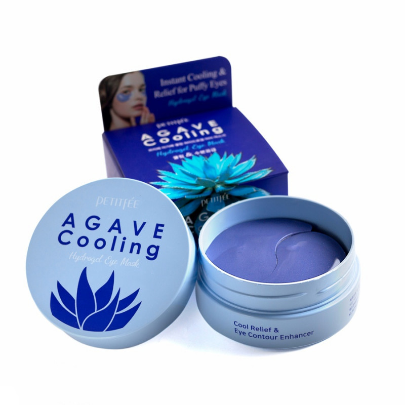 PETITFEE AGAVE COOLING HYDROGEL EYE MASK Petitfee