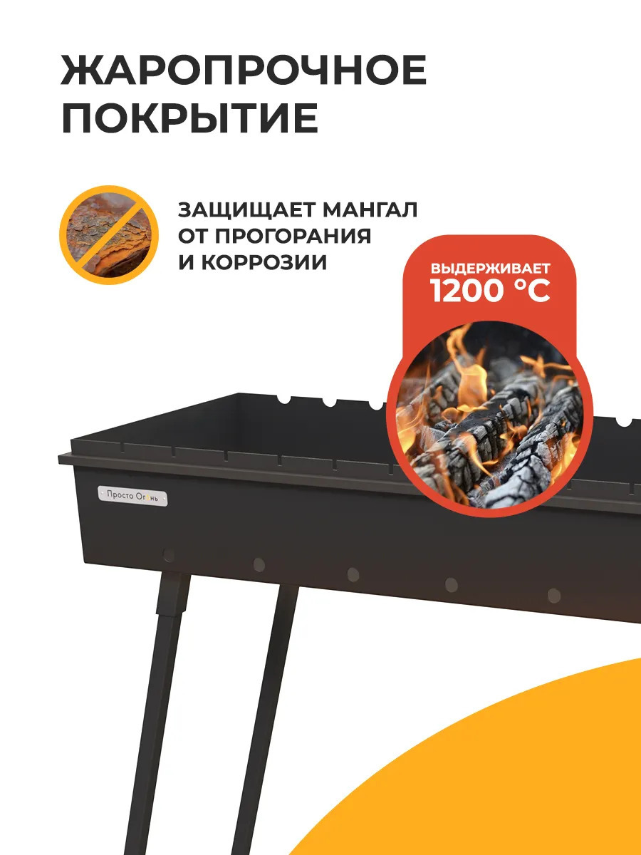 Мангал 60 см преимущества