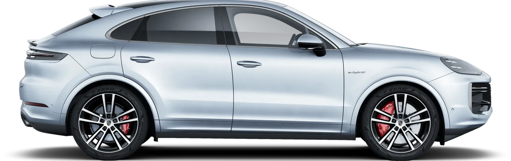 Боковой вид Cayenne Turbo E-Hybrid Coupé