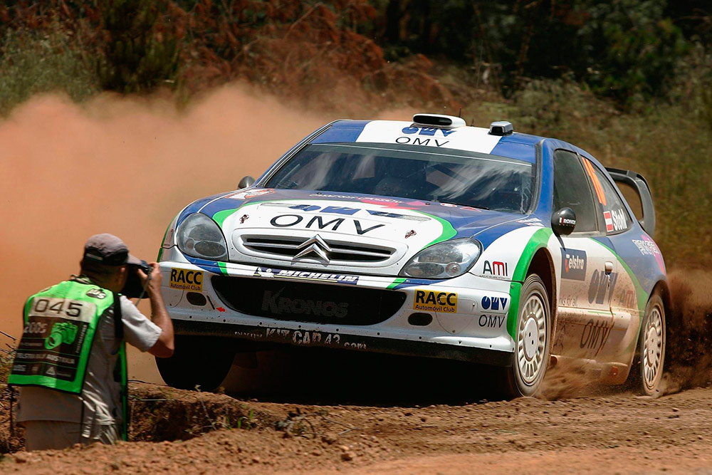 Манфред Штоль и Илка Майнор, Citroën Xsara WRC (398 DLP 78), ралли Австралия 2005/Фото: Paul Kane / Getty Images