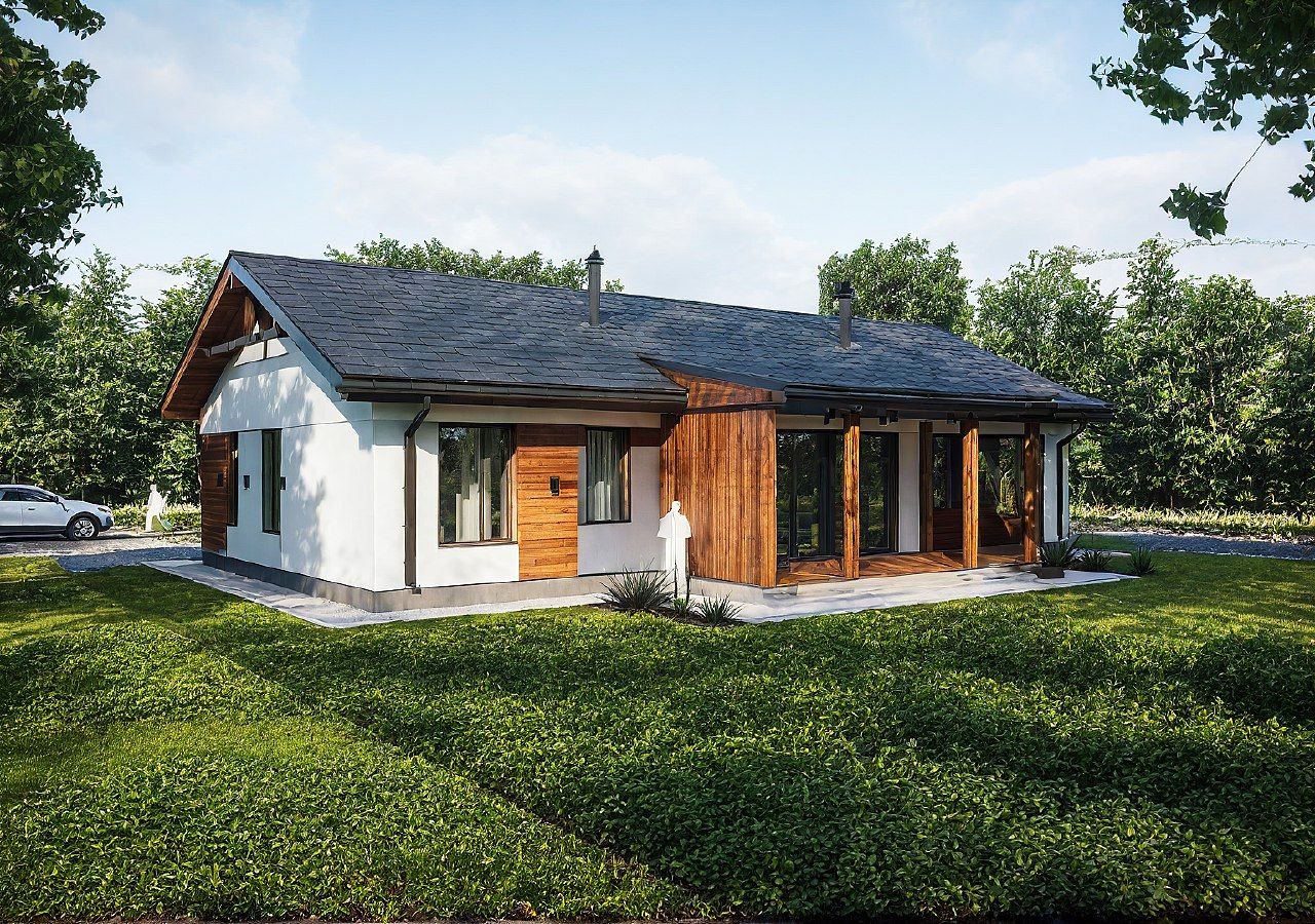 Готовый дом в Тихорецке кровля