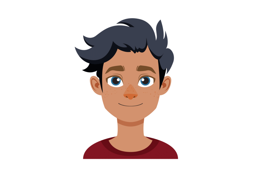 У него тёмные волосы