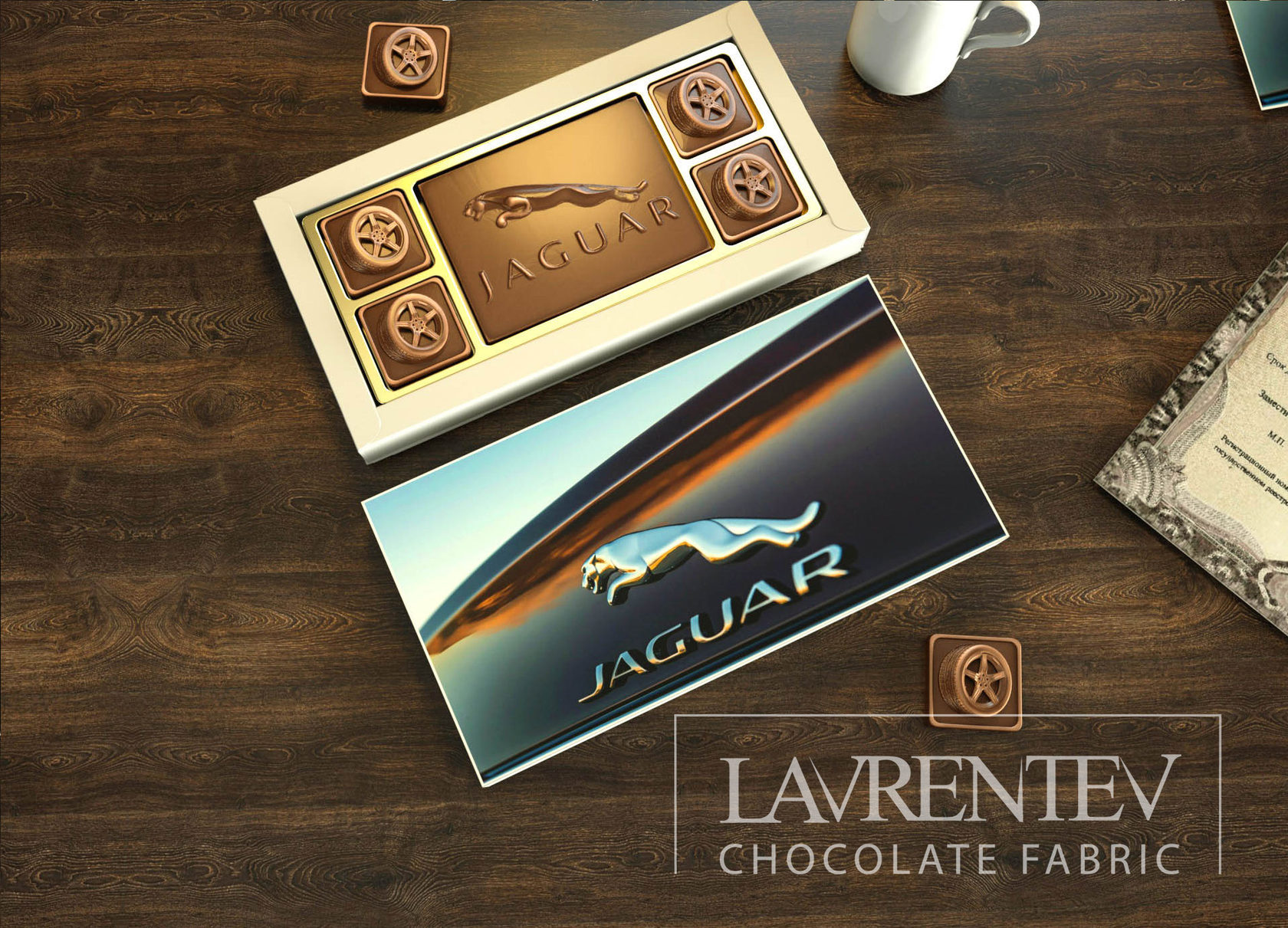 Сувенирный шоколад с логотипом