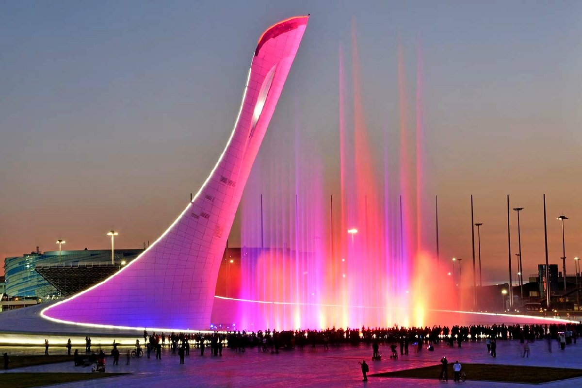 Олимпийский фонтан Сочи