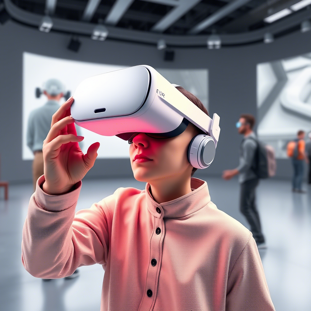 alt=&quot;VR-киберспорт соревнования с профессиональным игроком в VR-шлеме&quot;