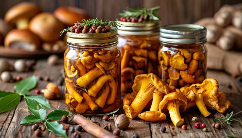 Маринованные грибы на зиму в банках с уксусом
