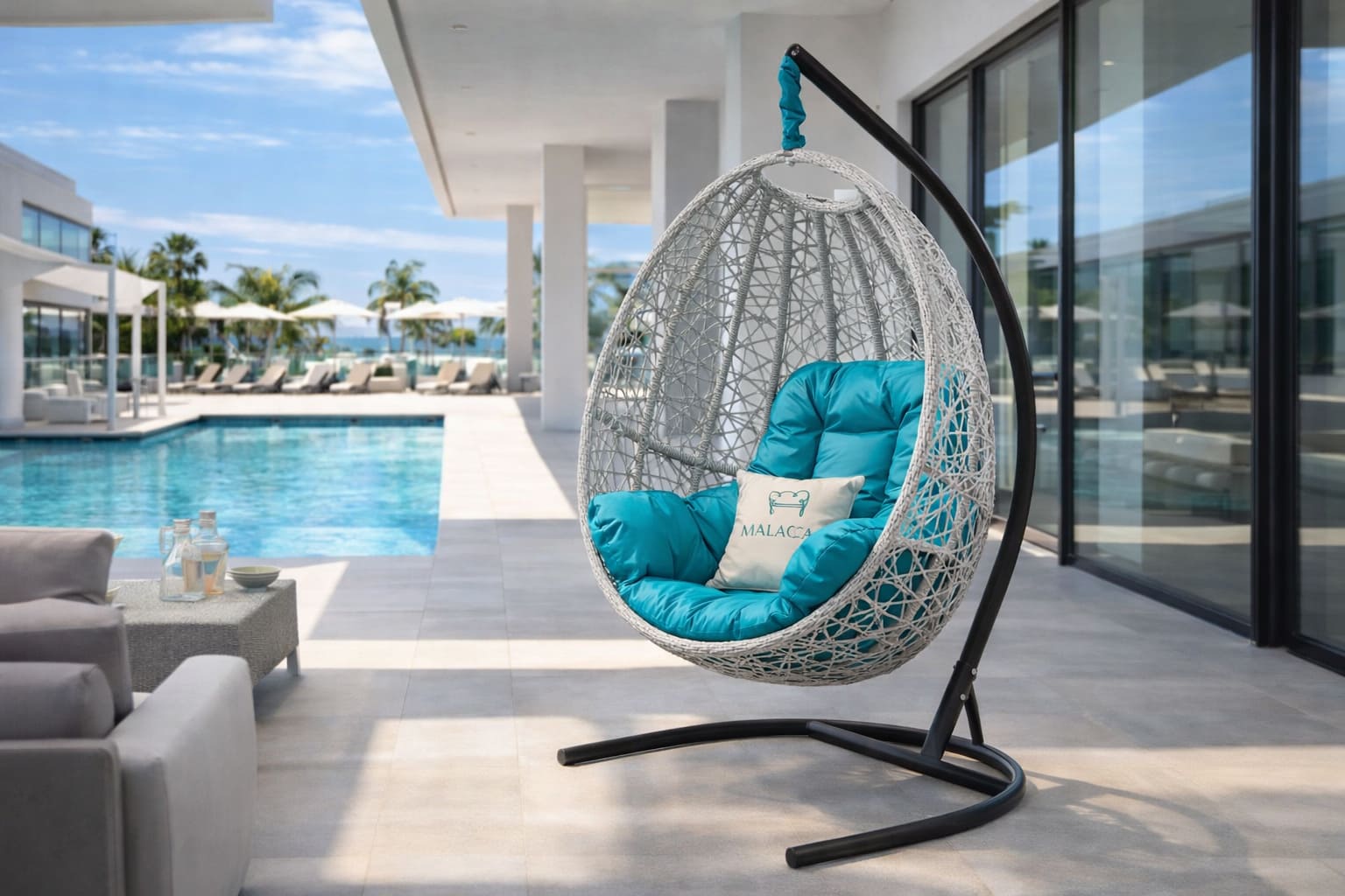 Подвесное кресло Malacca в интерьере