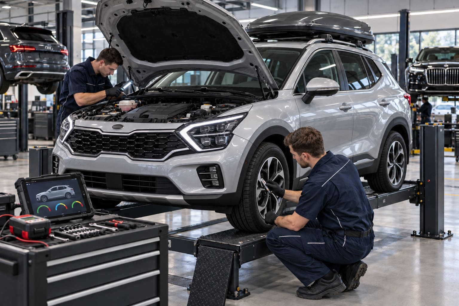 Диагностика автомобиля «Дальняя дорога» за 4 550 рублей