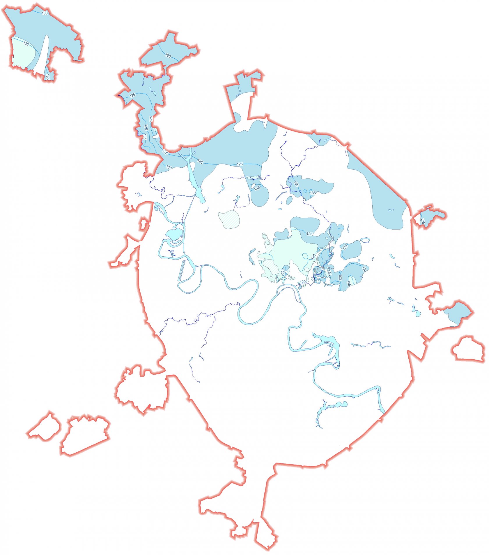 Контурные карты москва 2023