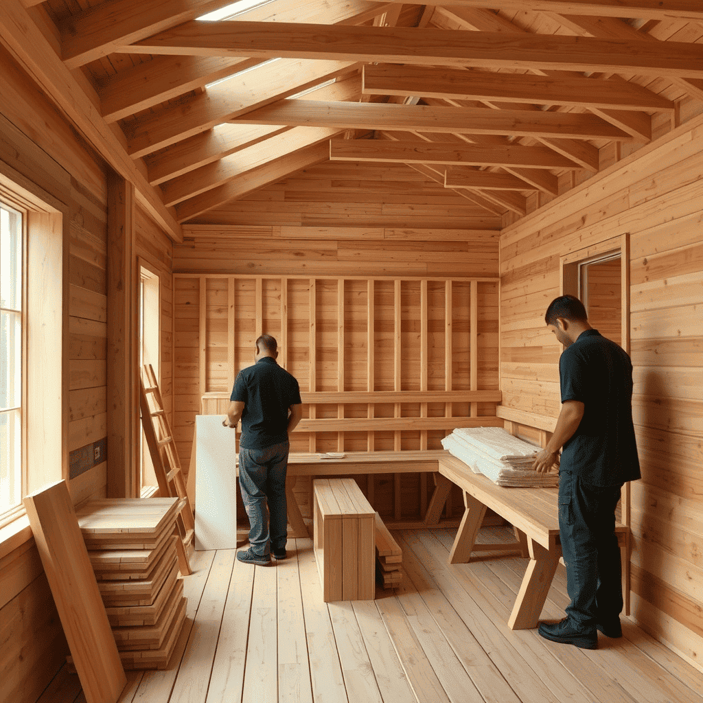 Как построить баню своими руками: быстрый способ за 28 дней.