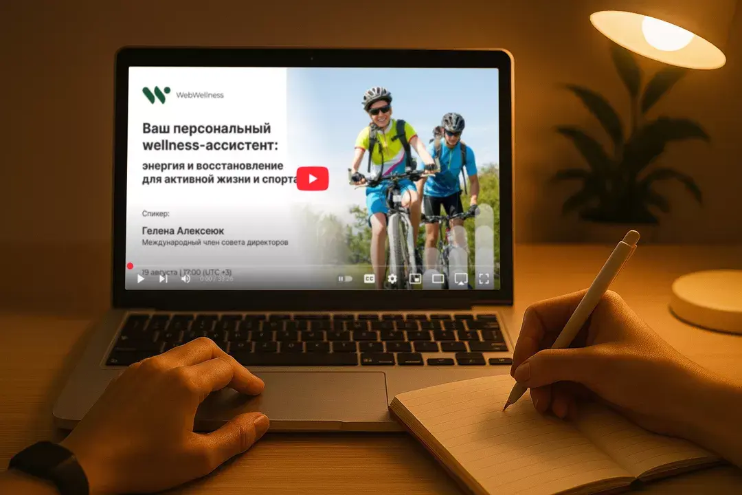 Смотрим вебинар WebWellness как сохранить энергию с помощью БРТ