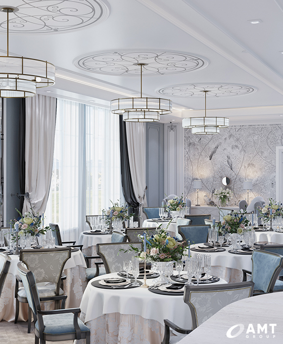 Малый банкетный зал дома торжеств Prince Palace