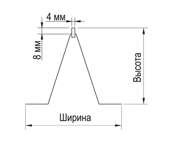 Рельс формы для бетонирования пола