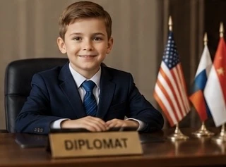 Ребёнок в роли дипломата