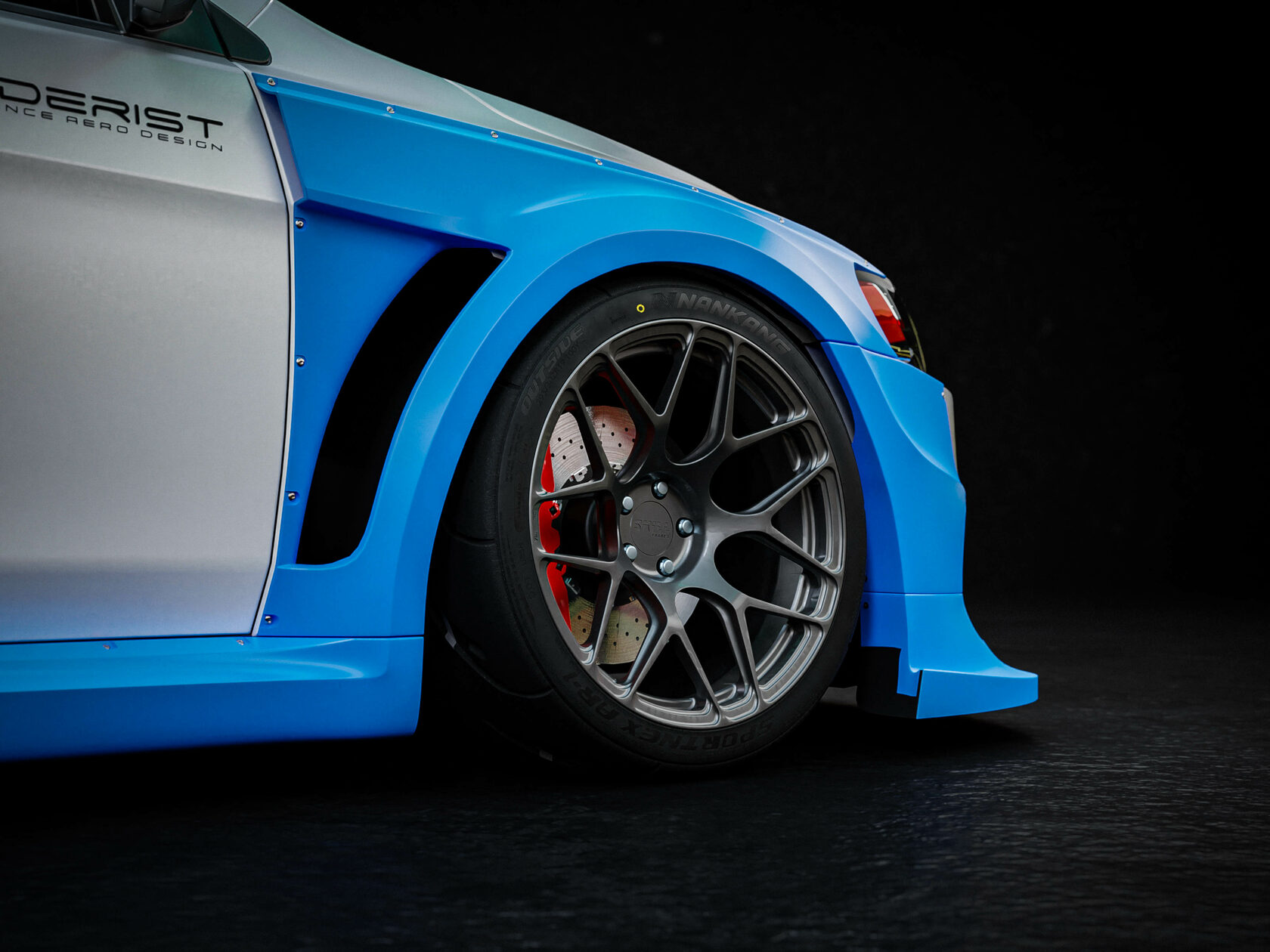 FENDERIST SPEC S Full Set / WIDE BODY KIT MITSUBISHI LANCER EVO X 20082015