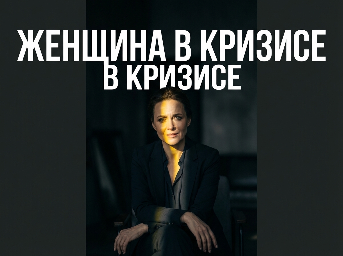 Женщина смотрит в окно размышляя про кризис у женщин