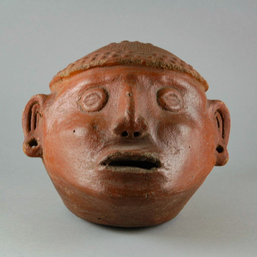 Трофейная голова. Коста-Рика, 500-1000 гг. н.э. Коллекция Brooklyn Museum.