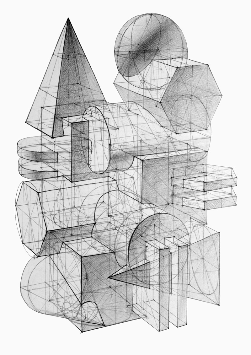 Врезка фигур академический рисунок