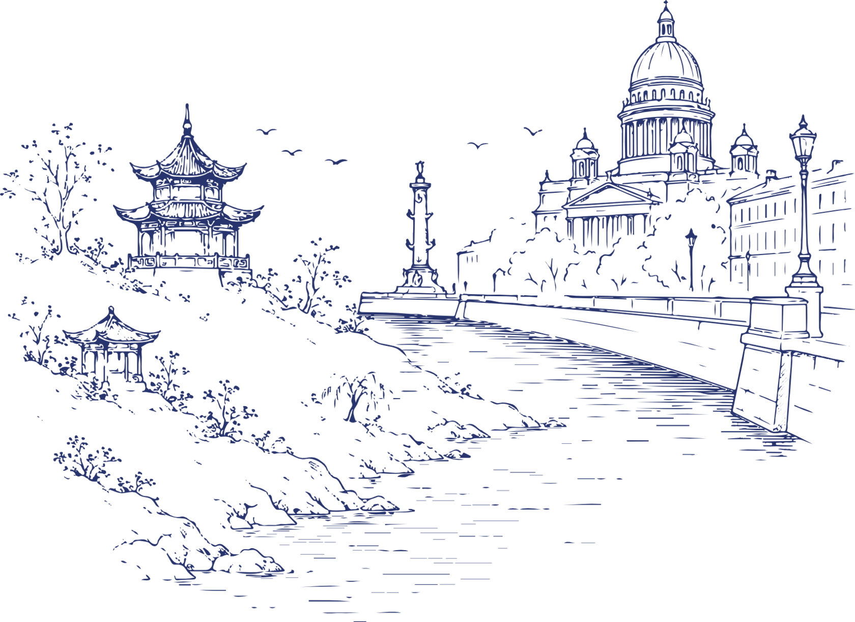 Китай и Петербург: единая фирменная панорама LANWU