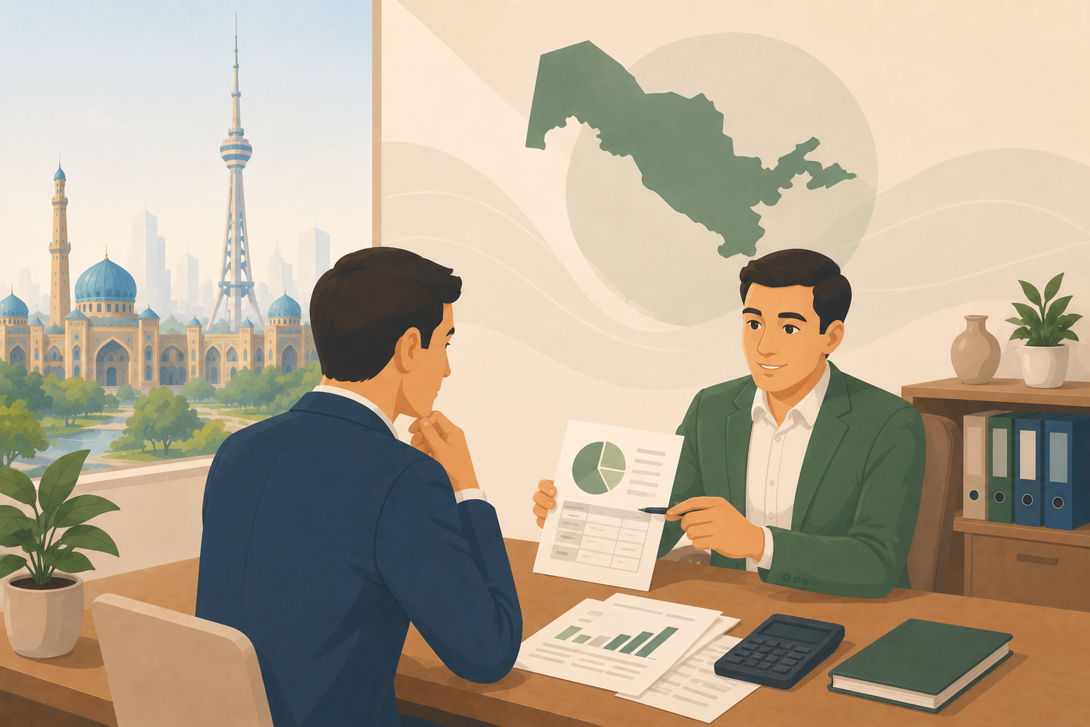 Tax rates and regimes in Uzbekistan for foreign companies 2026 — corporate tax, VAT, IT Park, simplified tax