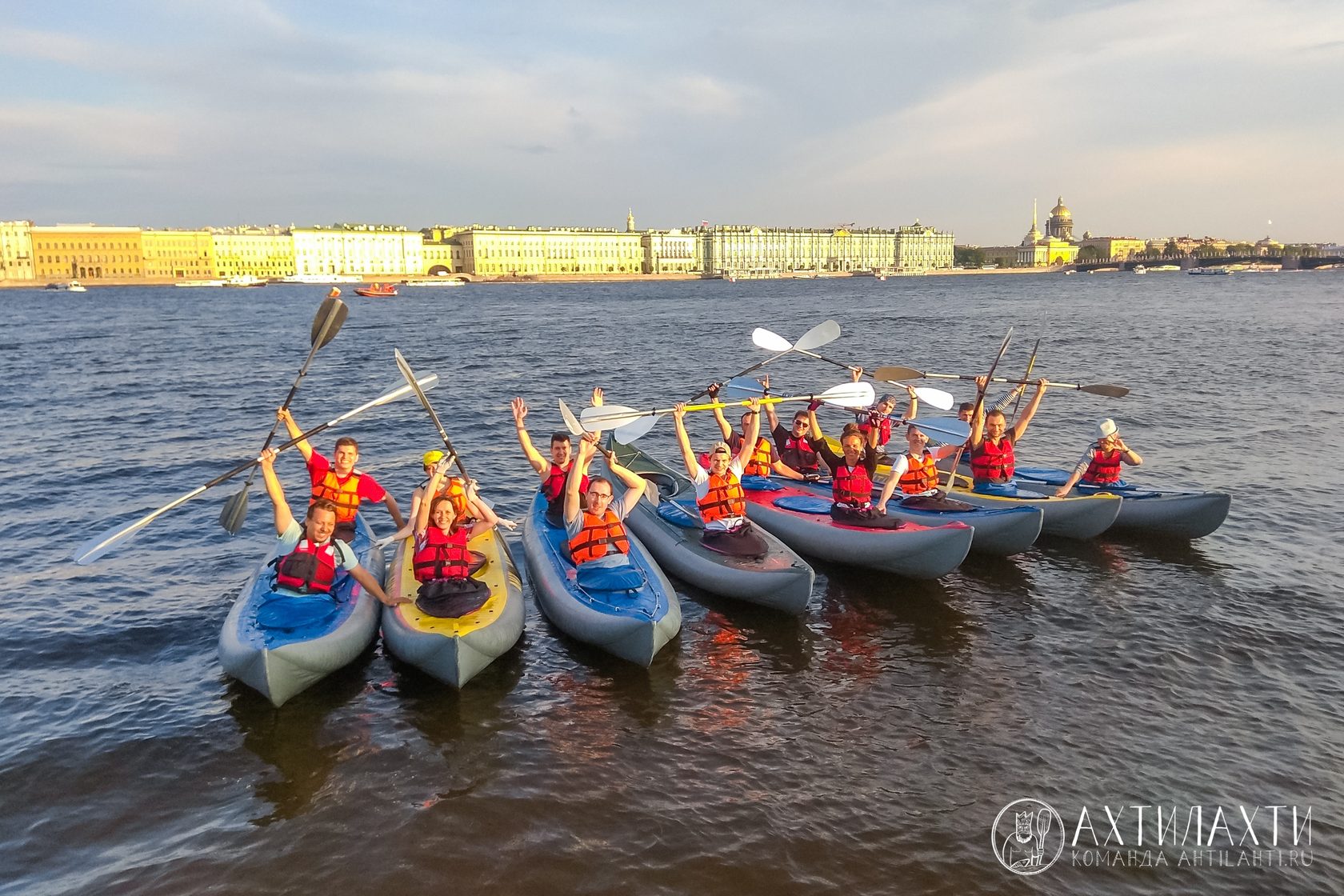 Кайяки в СПБ на Неве