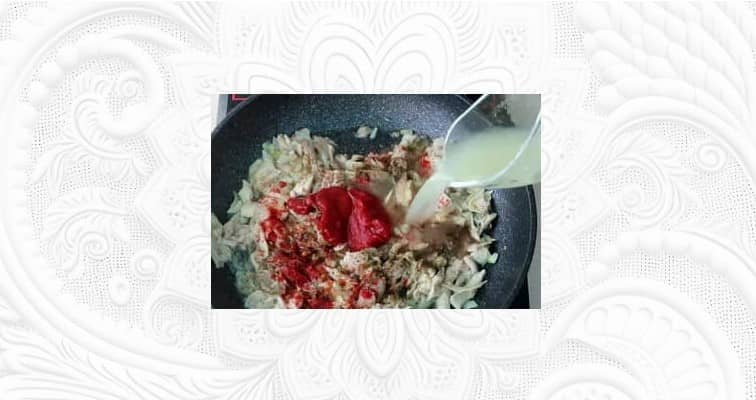 Приготовление харчо с курицей и рисом: шаг 7