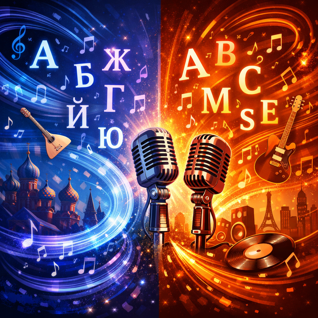 Сравнение кириллицы и латиницы в типографике веб-дизайна