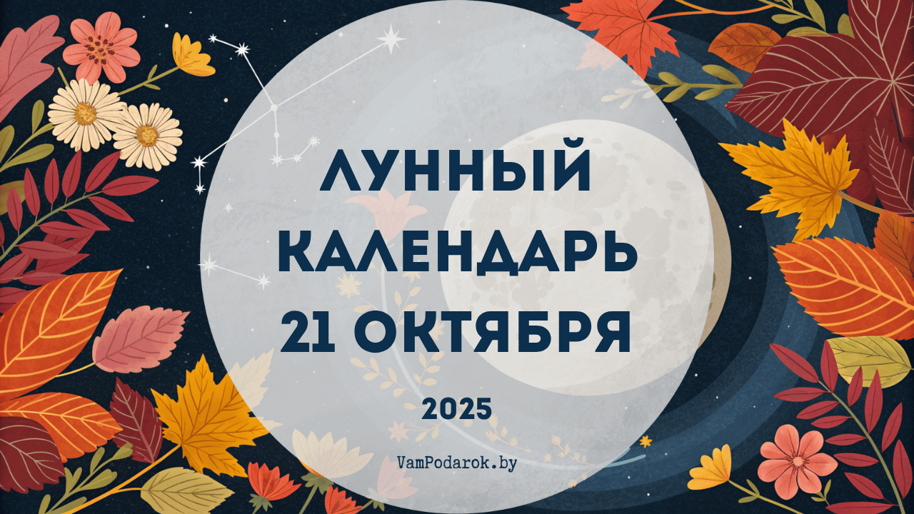 Лунный календарь на 21 октября 2025 года