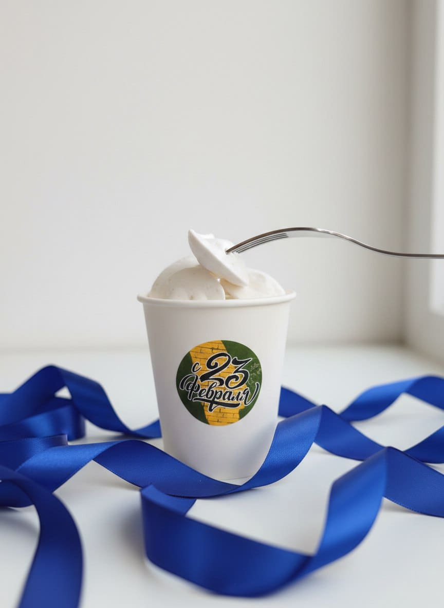 Пельмени из зефира, стаканчик 2