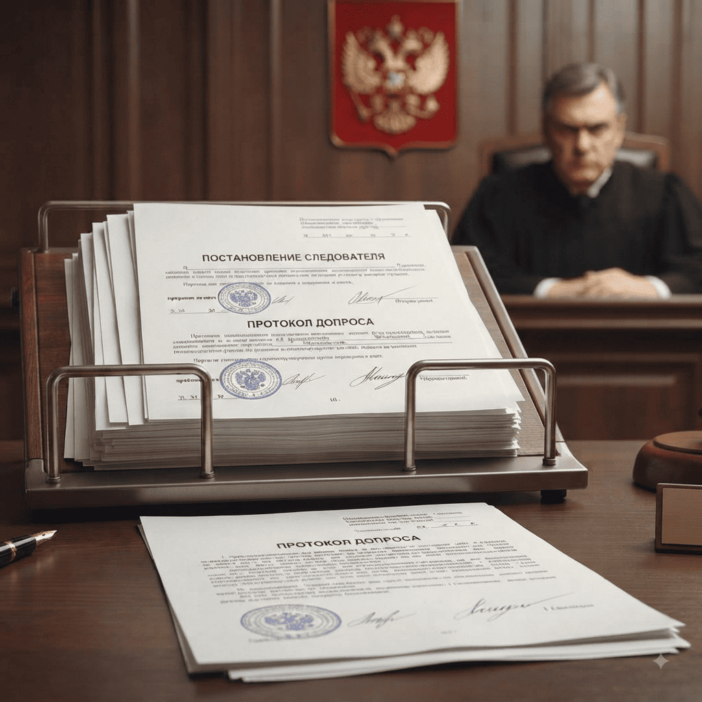 Протоколы и постановления: процессуальные документы дела