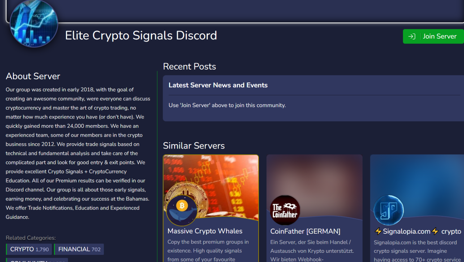 Elite Crypto Signals