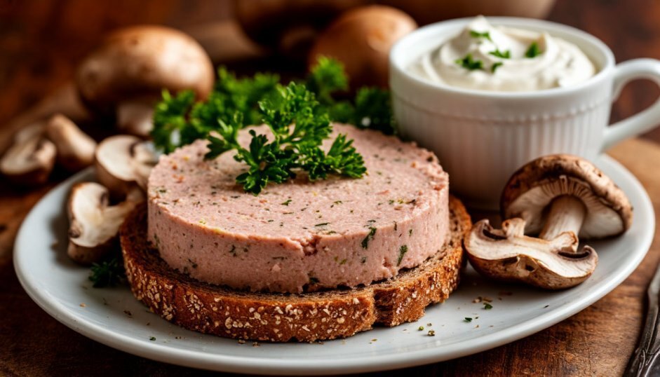 Паштет из мяса индейки с грибами