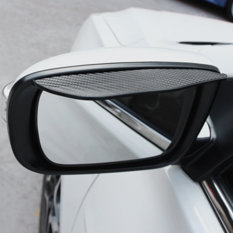 Декоративные козырьки на зеркала автомобиля для улучшенной видимости