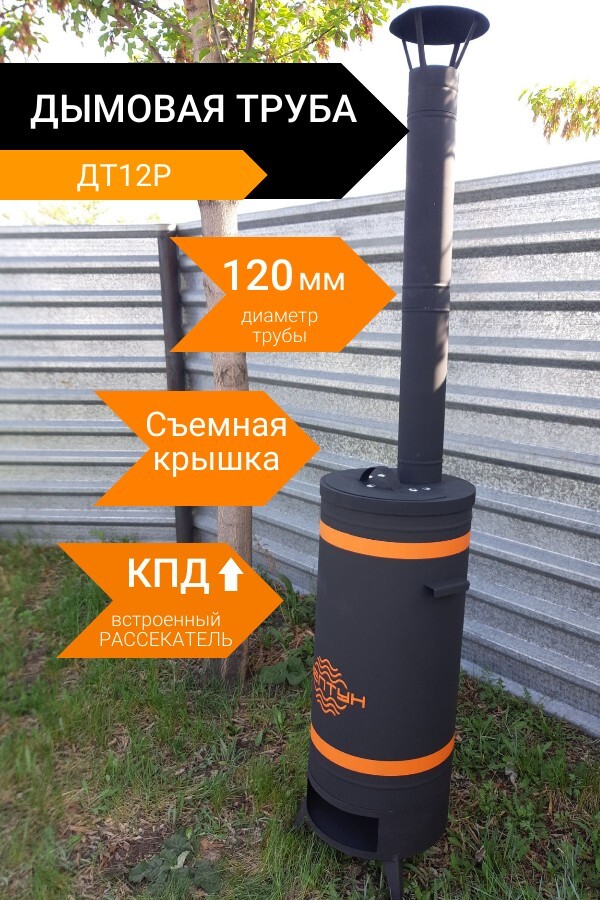 Водонагреватель Нептун с дымовой трубой