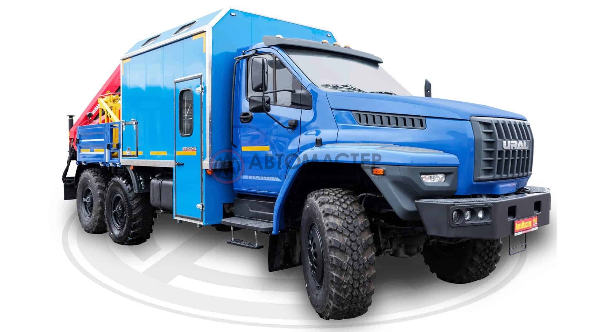АРОК УРАЛ 4320 NEXT с КМУ ИМ-95 и люлькой