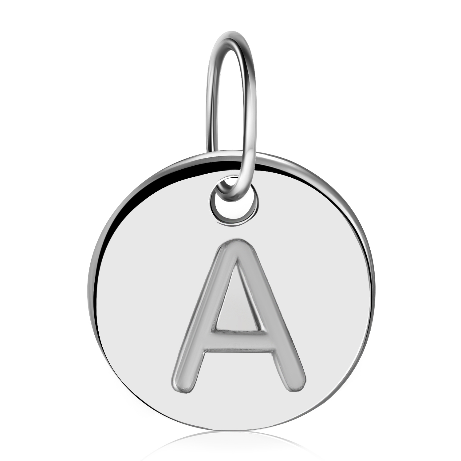 Подвеска монета с буквами на цепь, колье, браслет или серьги Story — LU ...