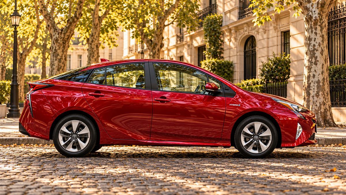 Toyota Prius 1.8 CVT · rojo — 3
