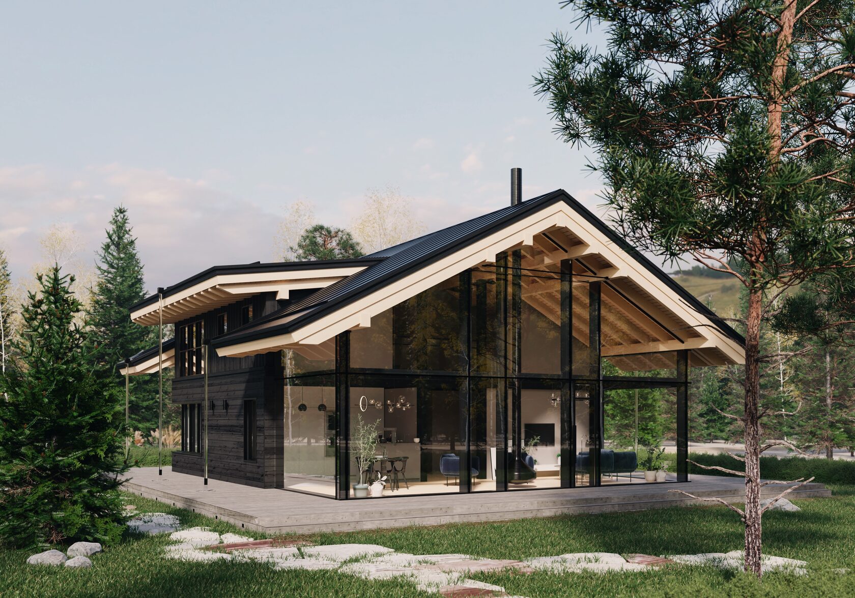 Армавире каркасные дома ландшафт