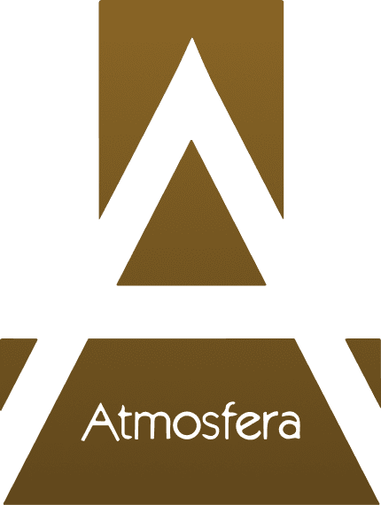 логотип рекламно-производственной компании Атмосфера