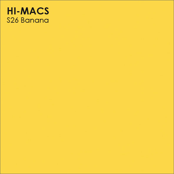 HI-MACS S26 Banana – солнечная энергия в вашем интерьере