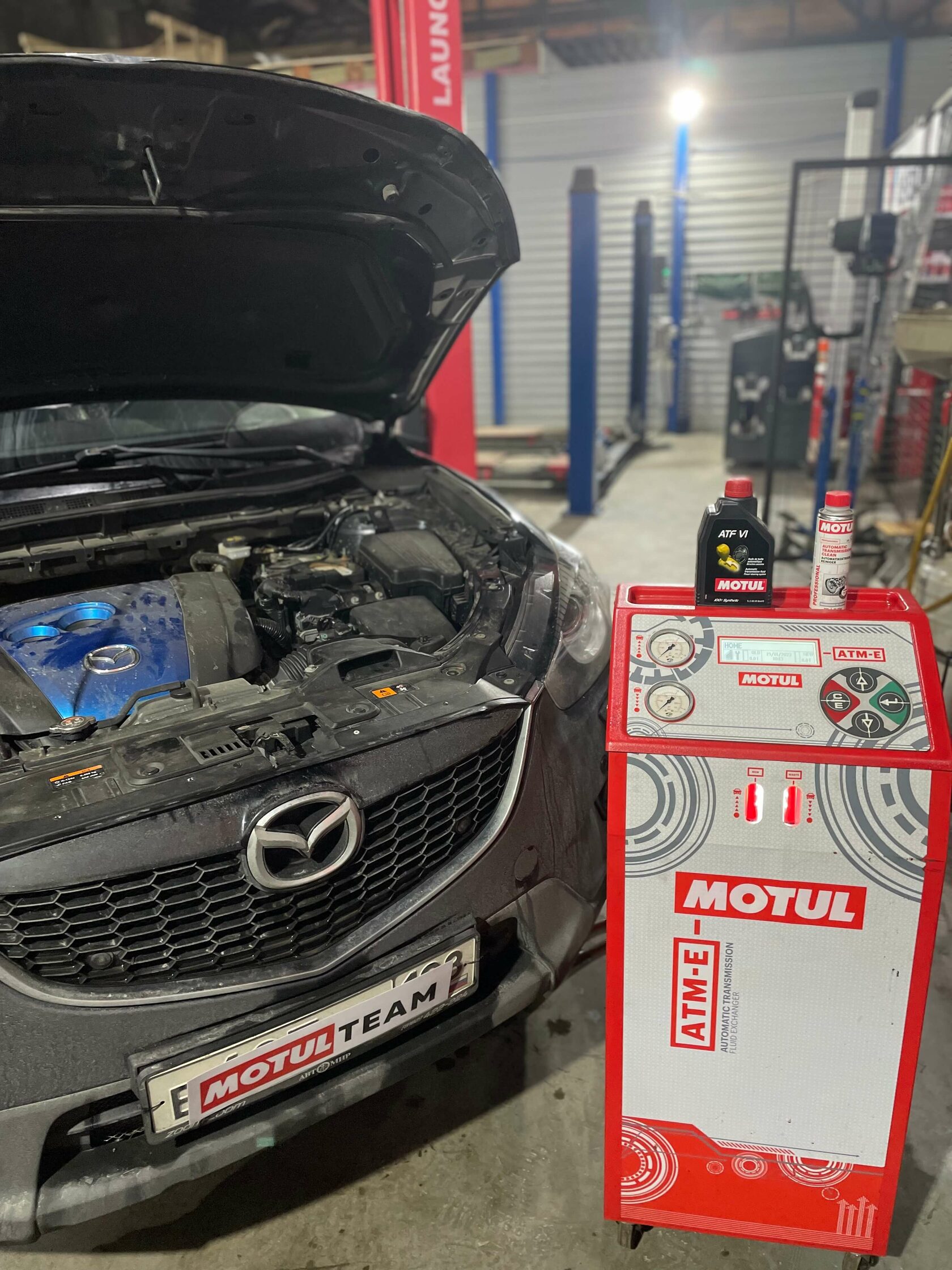 Замена масла в АКПП Mazda CX-5 Aisin FW6A-EL