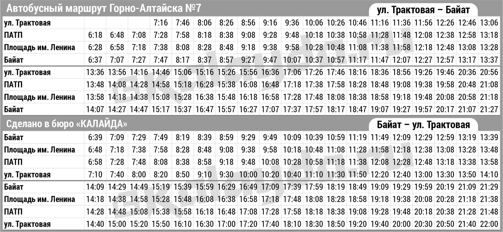 Патп 7 расписание автобусов. Расписание автобусов Горно-Алтайск 7. График автобусов Горно-Алтайск Кызыл Озек. Расписание автобуса 7 Горно Алтайск на Баят. Расписание автобусов Горно-Алтайск маршрут 7.