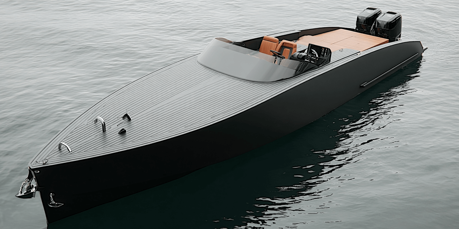 концепт проект прогулочной лодки от наших дизайнеров