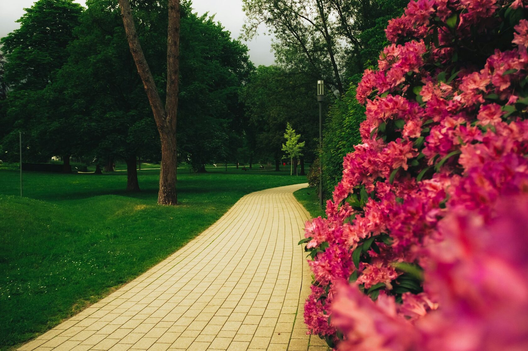 Укладка брусчатки