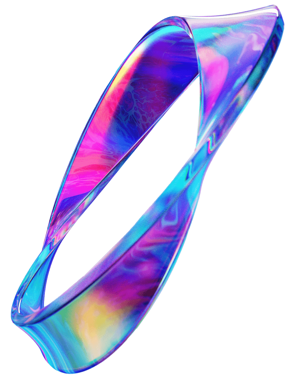 3д переливающаяся фигура