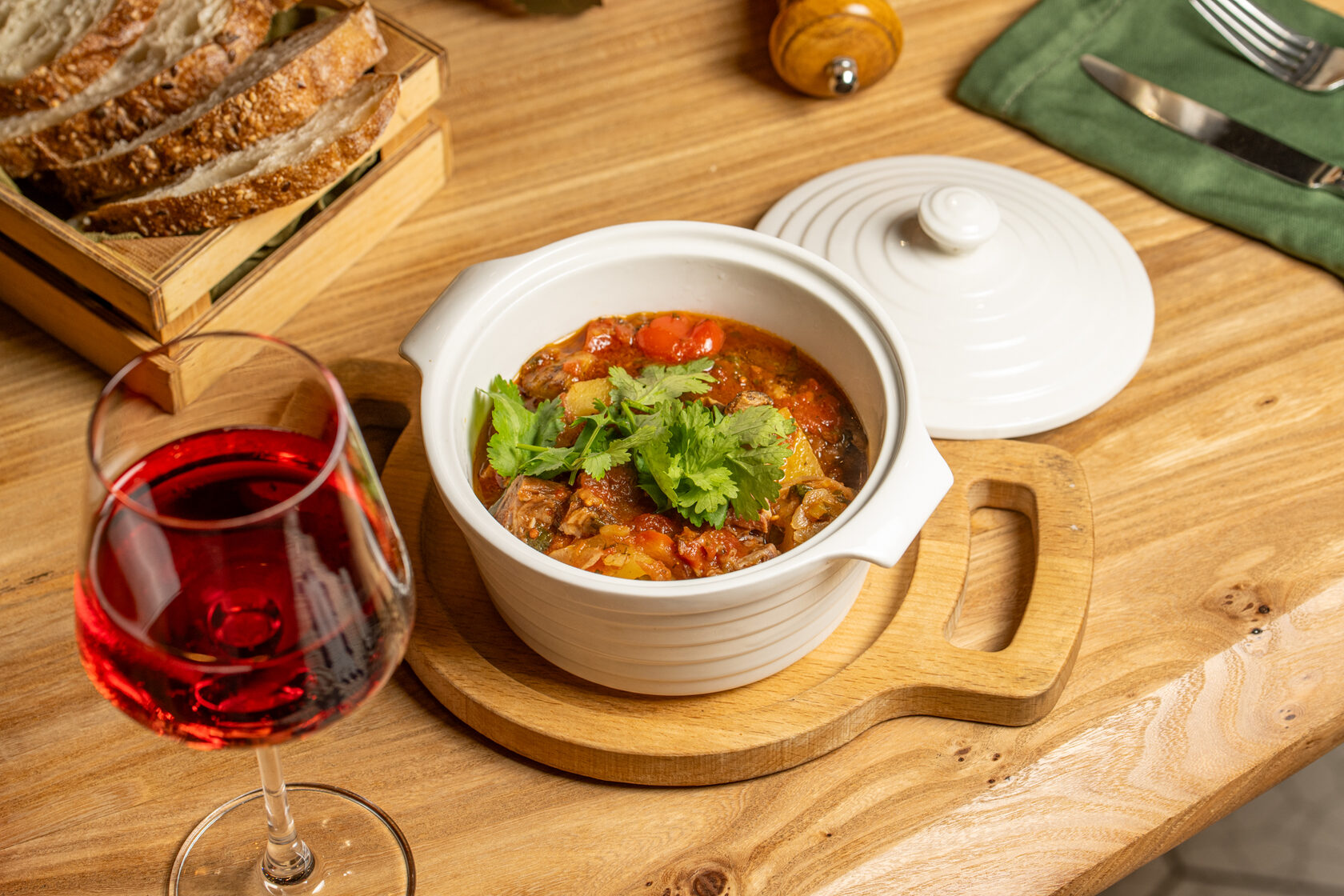 Чашашули — пряная говядина с овощами